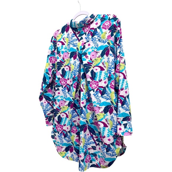 Coolibar | Dress Shoreside Swim Coverup Long Sleeve  Size Large - Picture 3 of 3